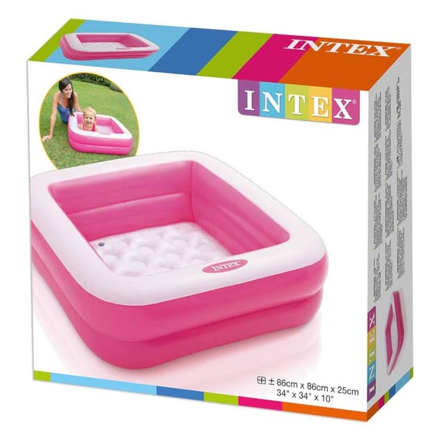 בריכה מרובעת עם כריות אויר 85CMX85CMX23CM INTEX