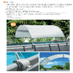 ציליה לבריכה מתאים לכל בריכות העמודים