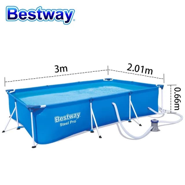 בריכה מלבנית BESTWAY דגם 56411