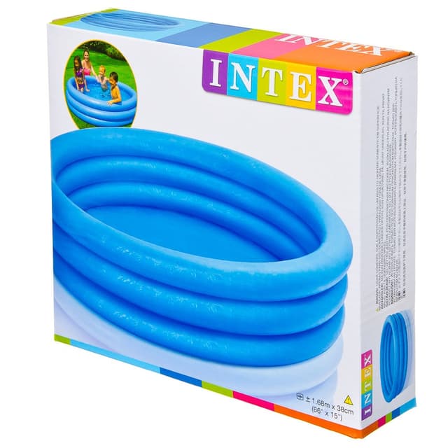 בריכה עגולה כחולה 4 קומות 1.68M X 41CM INTEX
