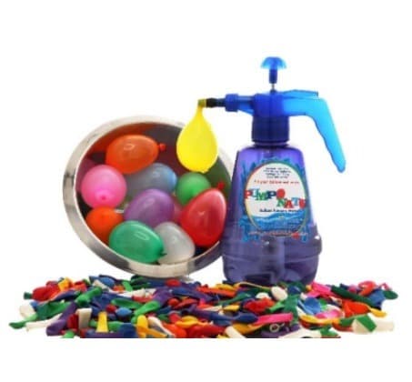 ערכות בלוני מים במגוון גדלים לכל המשפחה, כוללות 2 משאבות מים לקראת שבועות חג המים!