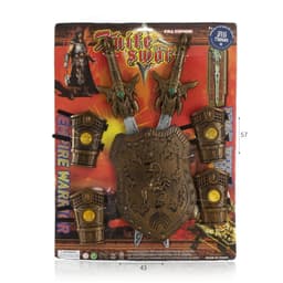 איש שלג עם נר