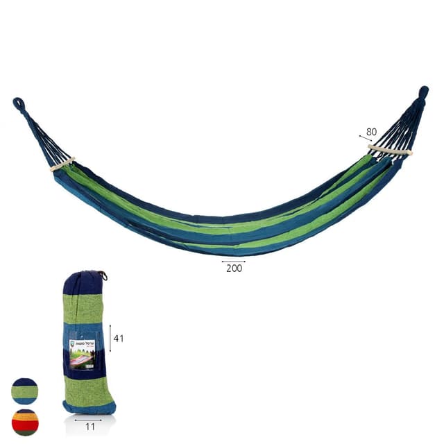 ערסל בד יחיד מוטות עץ