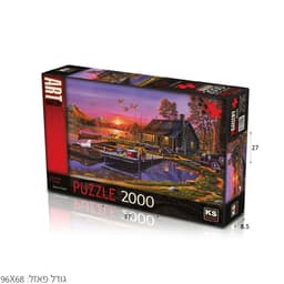 פאזל על שפת האגם 2000 חלקים