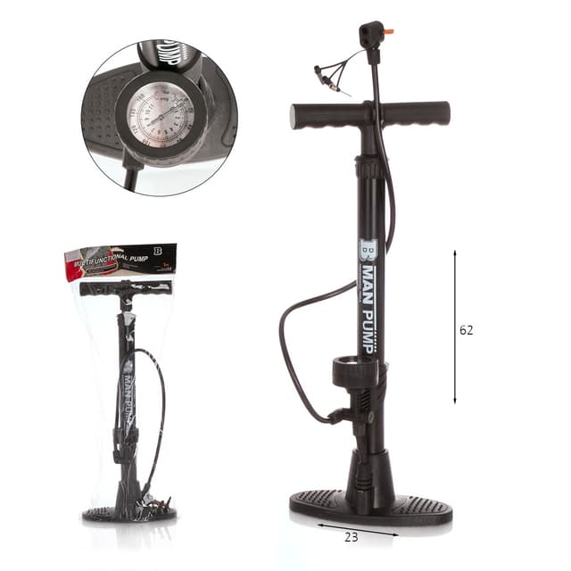 משאבה עם מד לחץ