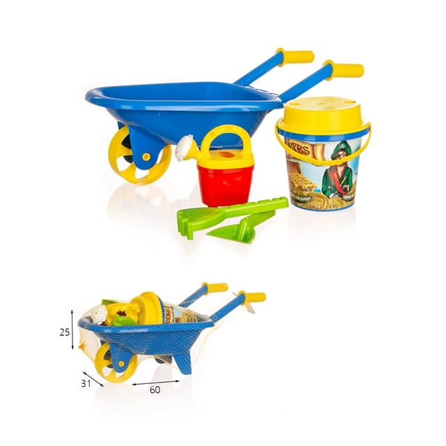 מריצה עם כלי חול