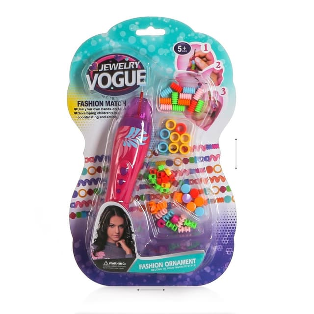 ערכה ליצירת צמות עם חרוזים