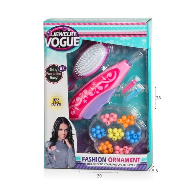 ערכה להכנת צמות עם מ שיער