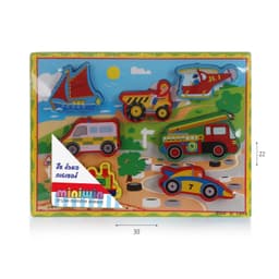 פאזל עץ כלי תחבורה