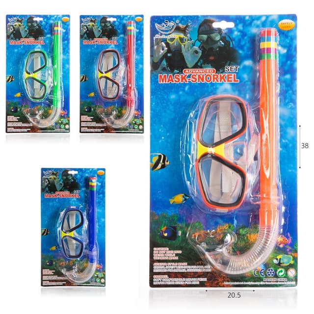 סט משקפת, שנורקל ואטמים לילדים