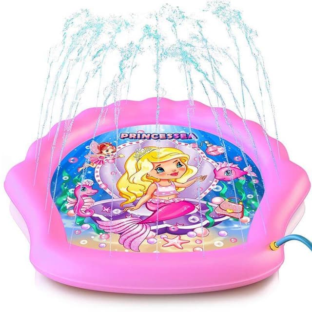 בריכת מזרקה לילדים - נסיכות ים