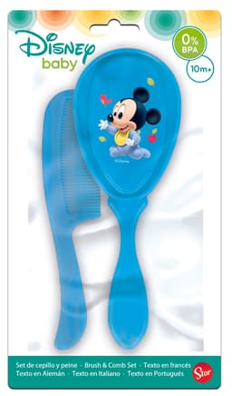 סט מברשת מסרק מיקי מאוס