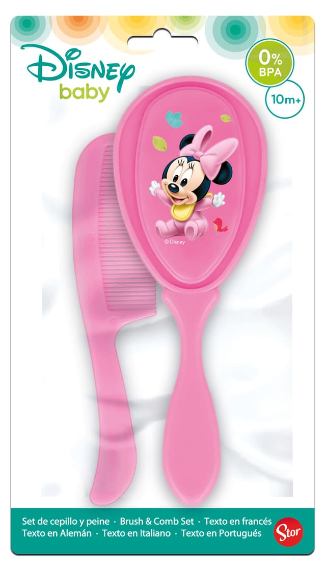 סט מברשת ומסרק מיני מאוס