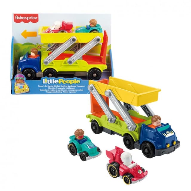 פישר פרייס ליטל פיפל נושאת מכוניות כולל 2 מכוניות