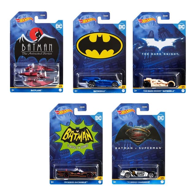 הוט ווילס מכונית בודדת ממותג באטמן מגוון