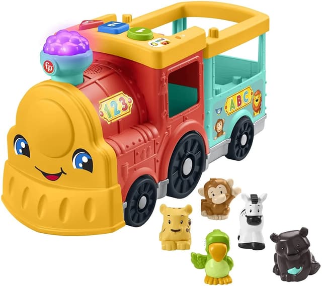 פישר פרייס ליטל פיפל רכבת ענקית עם חיות