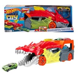 הוט ווילס משאית דרקון+מכונית