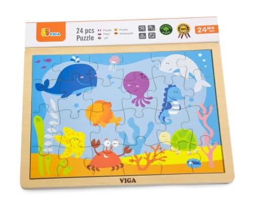 ויגה פאזל עץ 24 חלקים - אוקיינוס