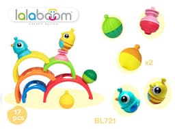 ללה בום חרוזי התפתחות וקשתות - 17 חלקים