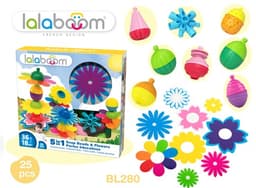 ללה בום חרוזי התפתחות ופרחים - 25 חלקים