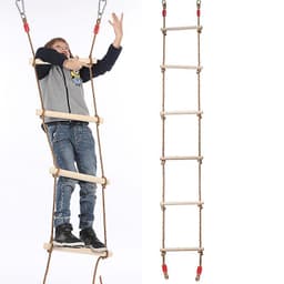 סולם חבלים לגינה ולחצר