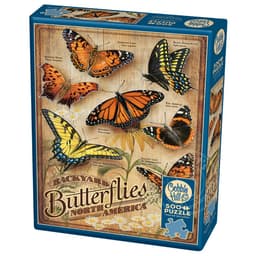 פאזל פרפרים בחצר האחורית