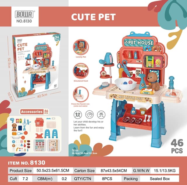 שולחן פעילות מספרת חיות מחמד