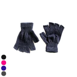 כפפות חצי סרוגות קטיפה (ילדים)