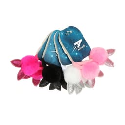 זוג גומיות פונפון אוזניים