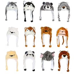 כובע חיות פרווה (ילדים)