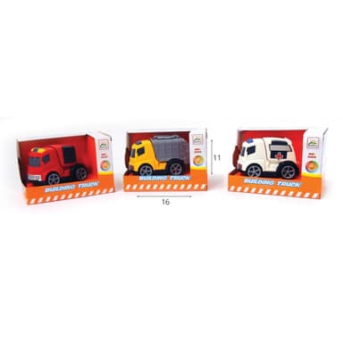 אמבולנס/כבאית/משאית זבל 11 ס”מ