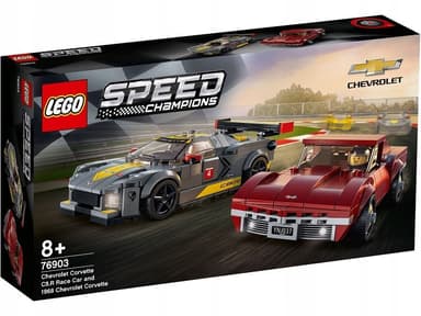 לגו 76903 SPEED - שברולט קורבט C8.R ושברולט קורבט 1968