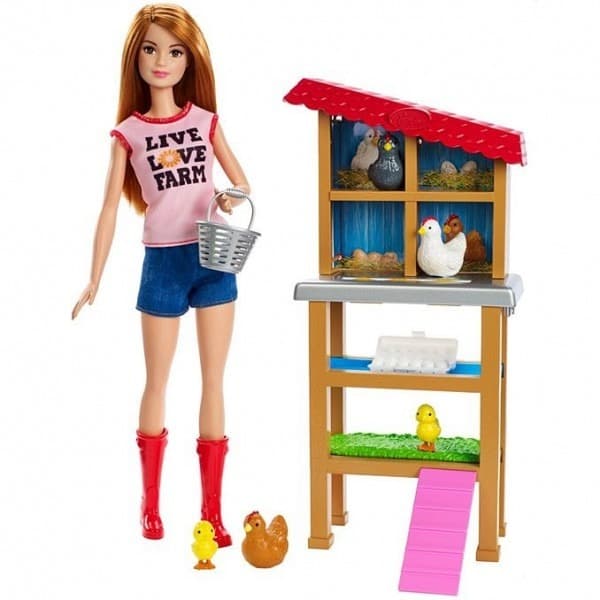 בובה ברבי CHICKEN FARMER 6