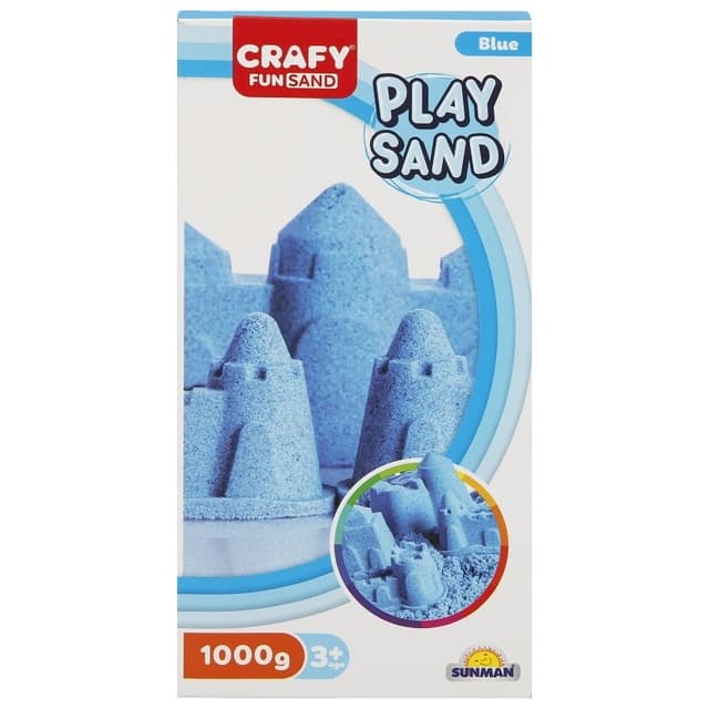 חול קינטי כחול 1 קג' SUNMAN