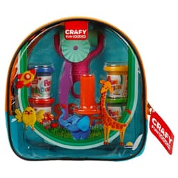 מארז משחק בצק צבעוני בתיק גב 22 חלקים SUNMAN