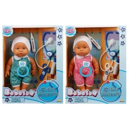 בובה צוחקת ובוכה עם אביזרי רפואה SUNMAN