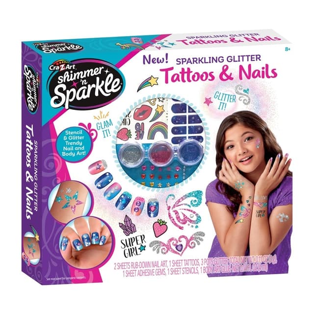 ערכת קעקועים וקישוטי ציפורניים קרייזי ארט