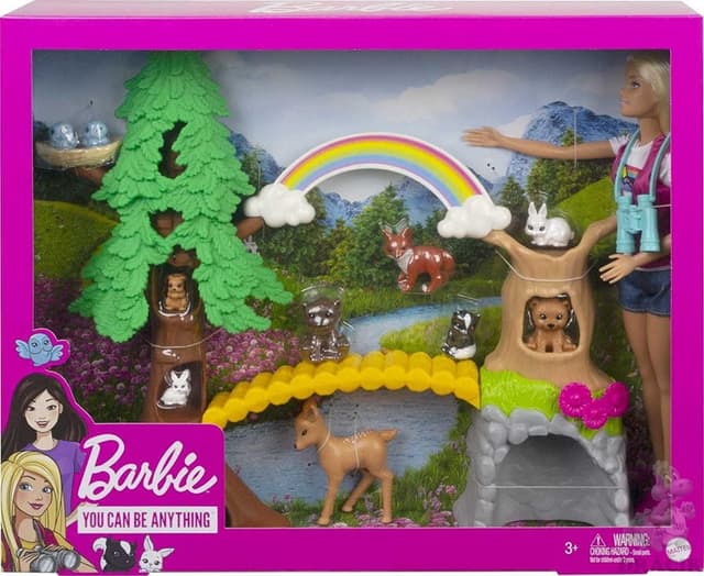 בובה ברבי ספארי ענק GTN60