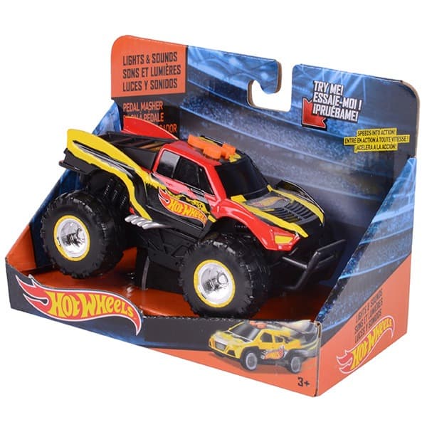 הוט ווילס מכונית אדומה 90553 אורות וקולות