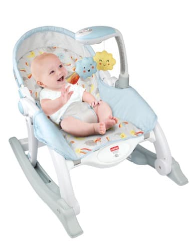 ווין פאן טרמפולינה עם מובייל ורטט 18 ק"ג 802101 תכלת