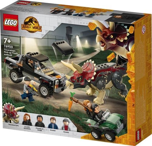 לגו פארק-היורה - מארב הטריצרטופס על טנדר 76950