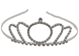 כתר נסיכות מתכת כסף (מיקס 3 דגמים) איתור גובה 5ס"מ