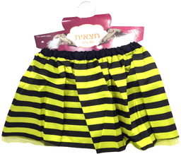 חצאית טוטו 40 ס"מ דבורה עם כארד וקולב