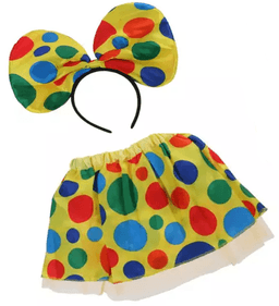 סט ליצן חצאית 30 ס"מ וקשת