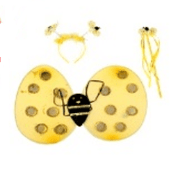 סט כנפיים דבורה כולל קשת ושרביט