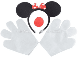 סט מיני קשת כפפות ואף