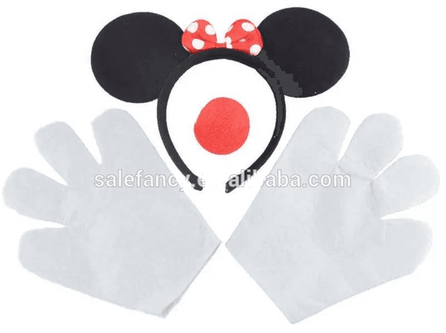 סט מיני קשת כפפות ואף