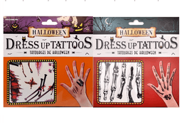 קעקועים מדבקות מפחידות