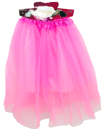 חצאית טוטו 70 ס"מ 3 שכבות 120 ורוד עם כארד וקולב