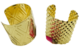 צמיד מתכת צבע זהב 2 דגמים